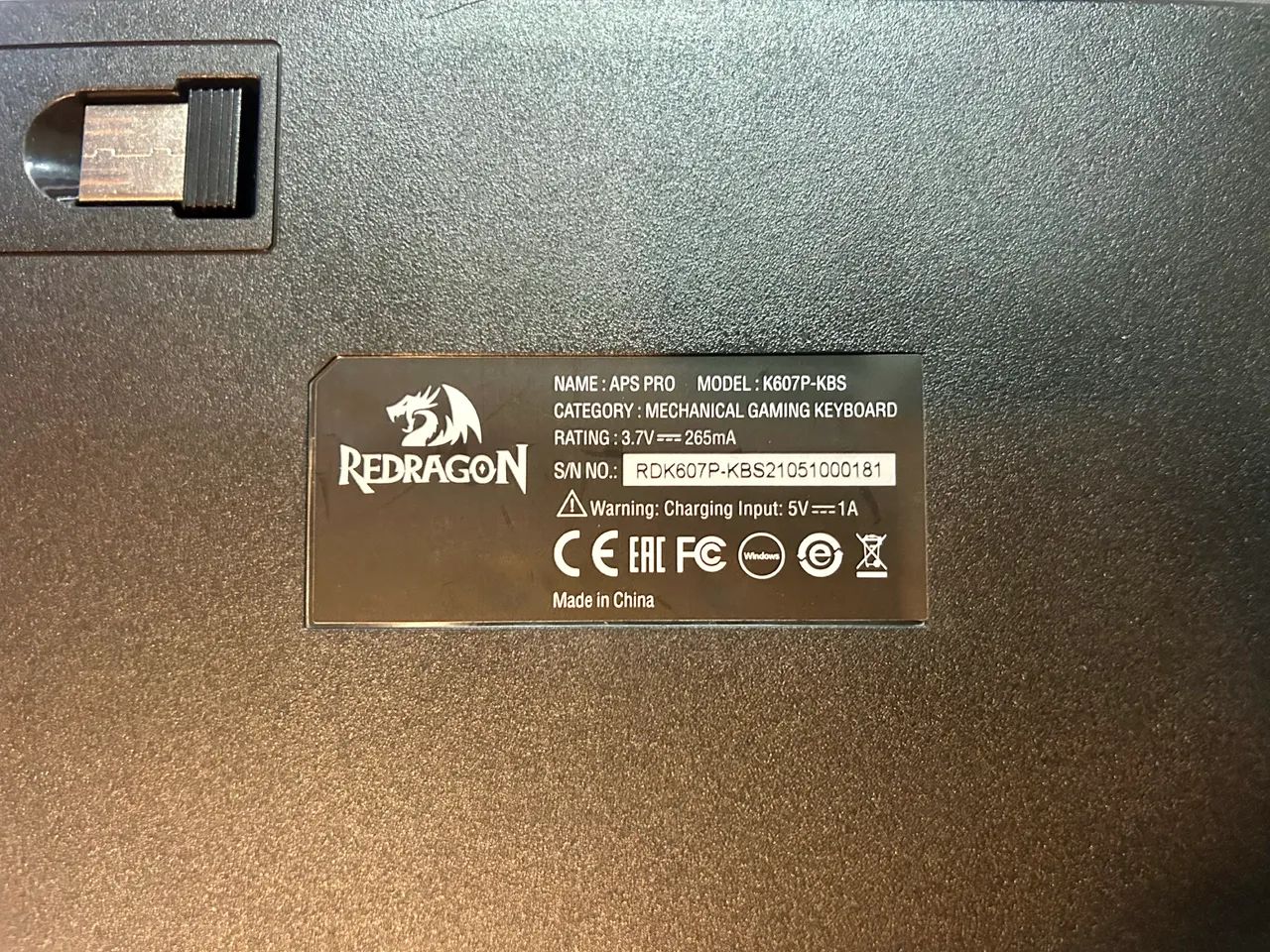 Kit teclado e mouse sem fio redragon - Foto 4