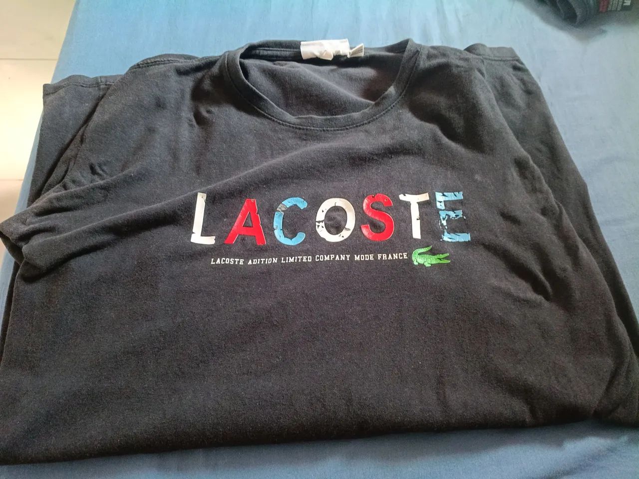 Camisa da Lacoste preta