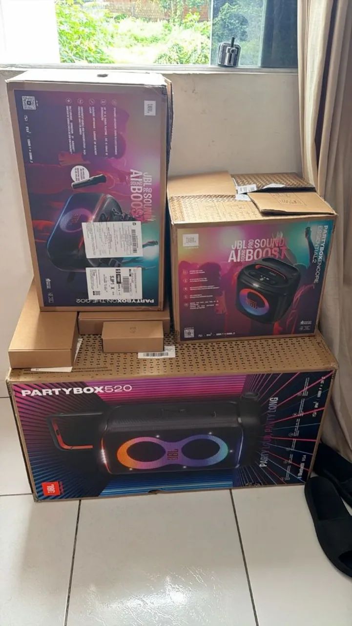 Jbl partybox 520, encore 2, on-the-go 2.
