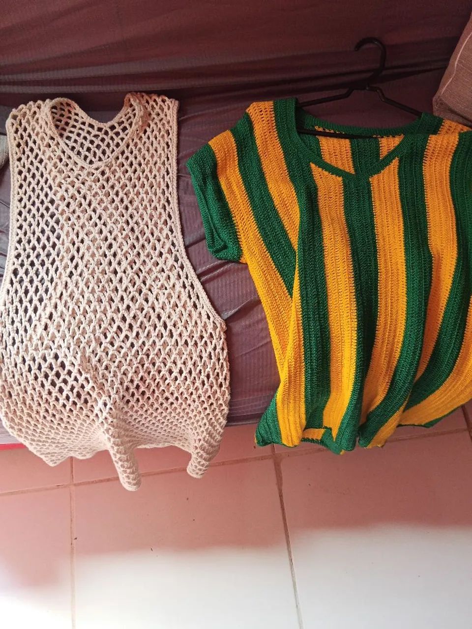 Camisa de crochê usado apenas 1 vez 