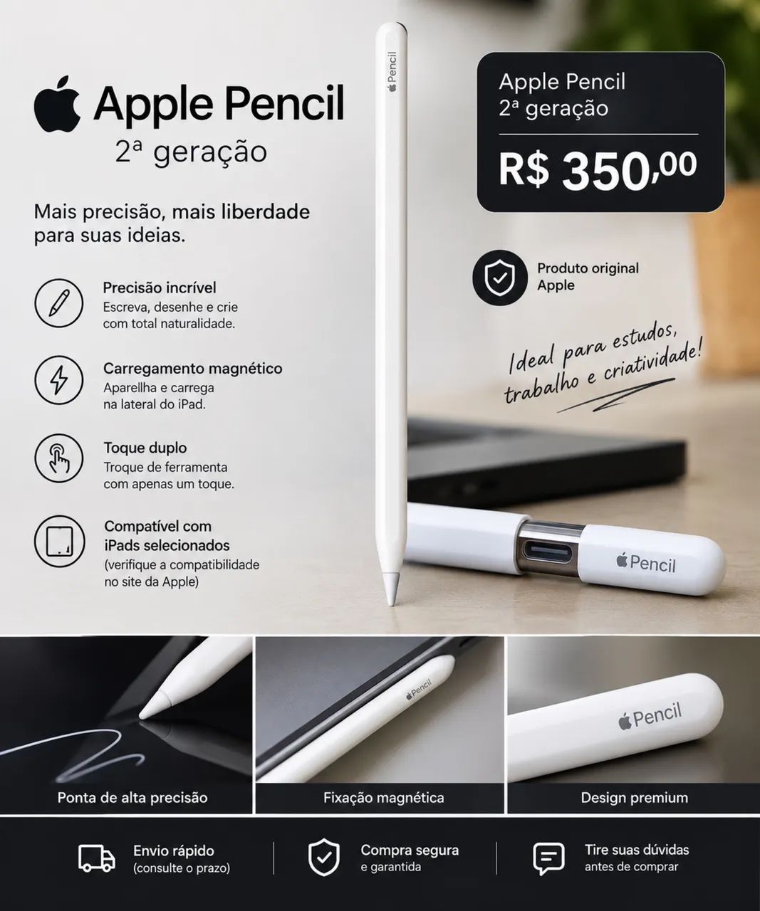 Apple Pencil 2° geração