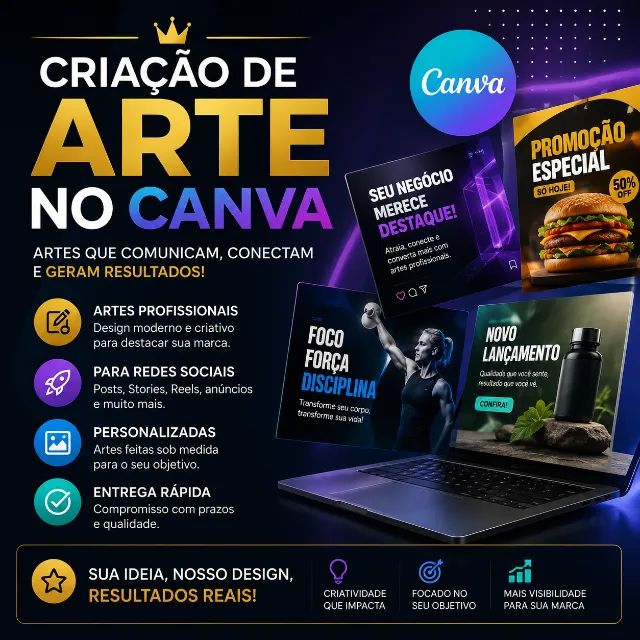 Arte no Canva