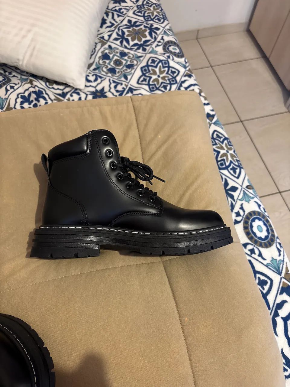 Bota Preta Montevid Nova - Sem uso - Foto 3
