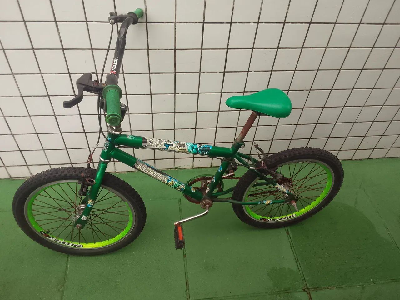 Bicicleta infantil Verde 