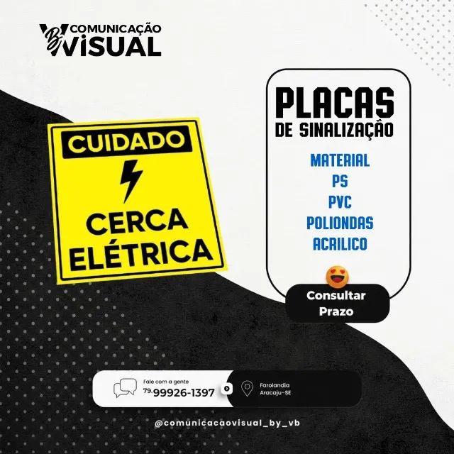 Placas de Sinalizaçao