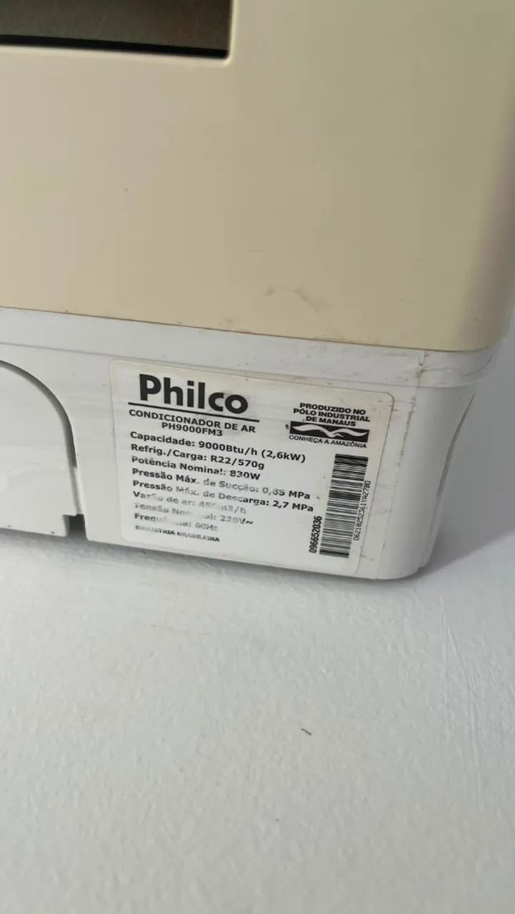 AR-CONDICIONADO SPLIT PHILCO 9000 BTUs - Foto 2
