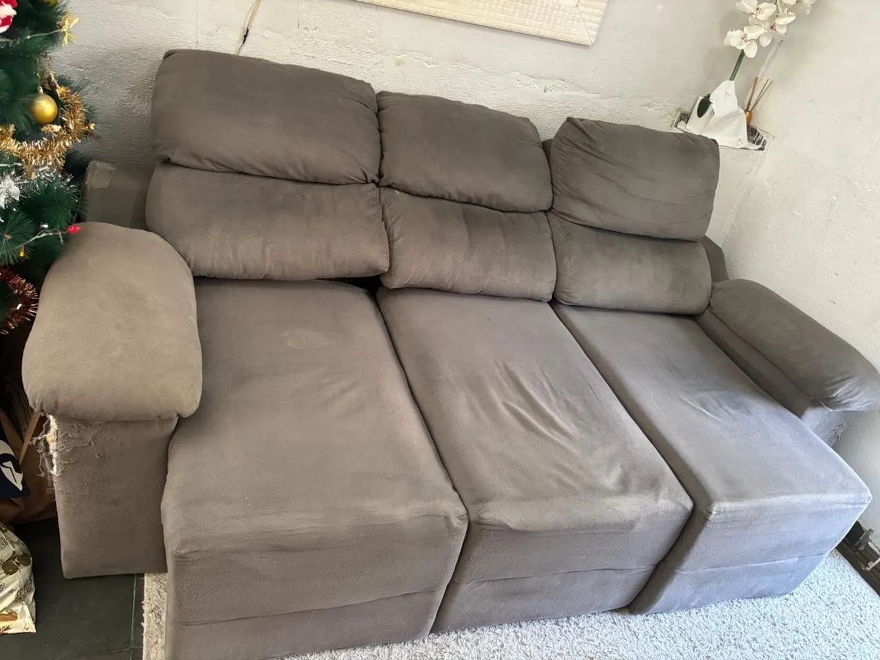 Sofá 3 lugares, inclinável  - Foto 2
