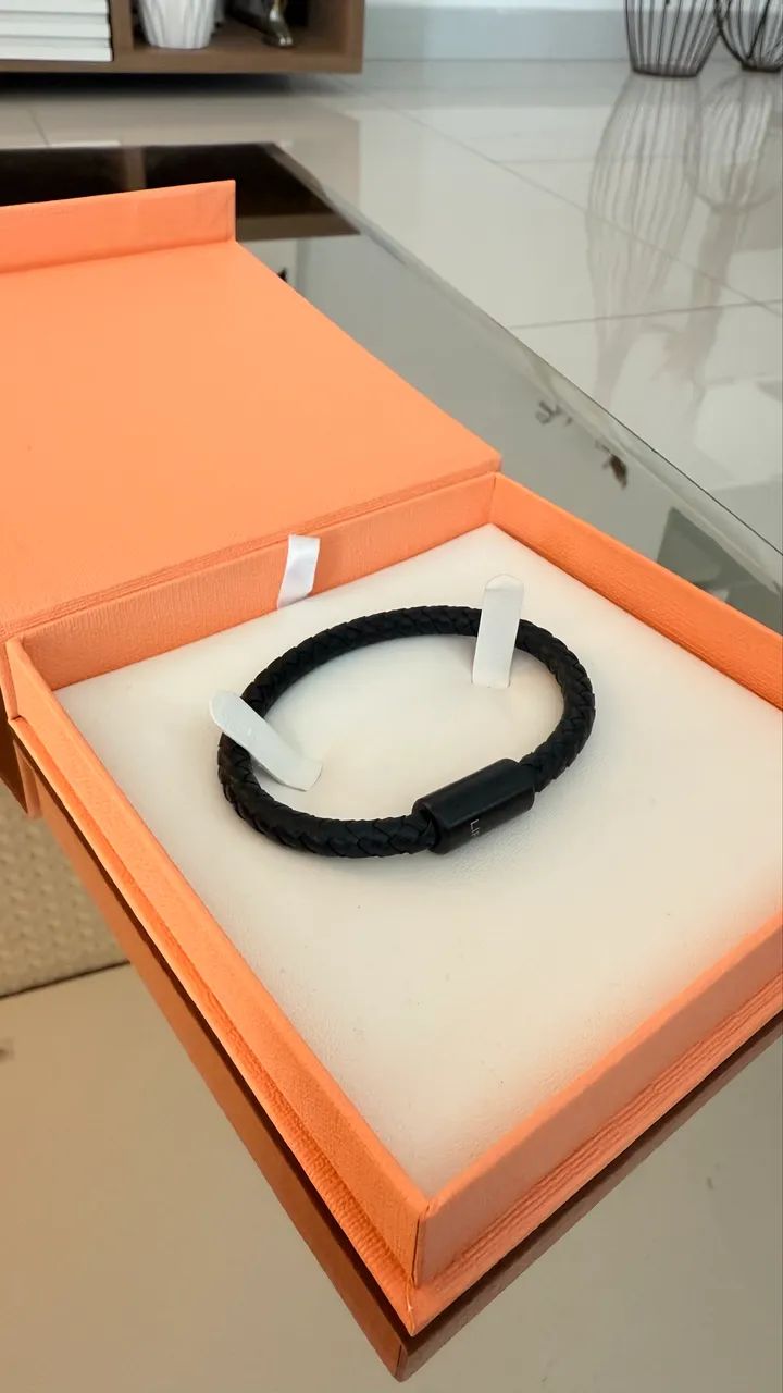 Pulseira life vivara couro preto  - Foto 2