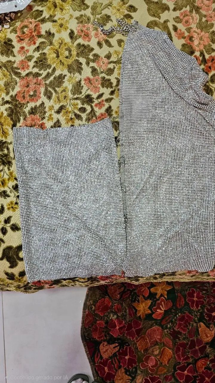 Vestido de malha de strass - Foto 2