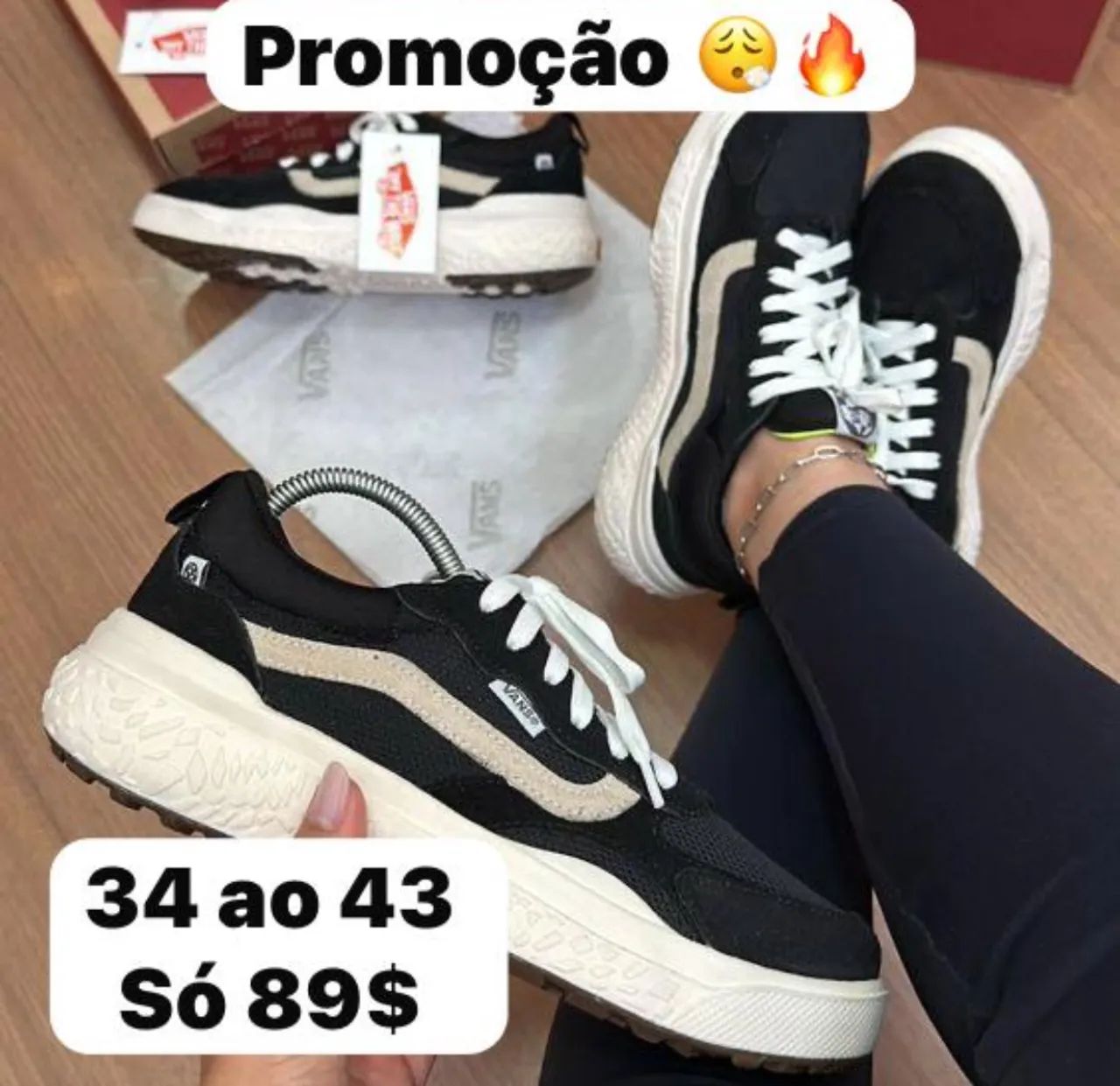 Tênis vans vr3. 34 ao 43
