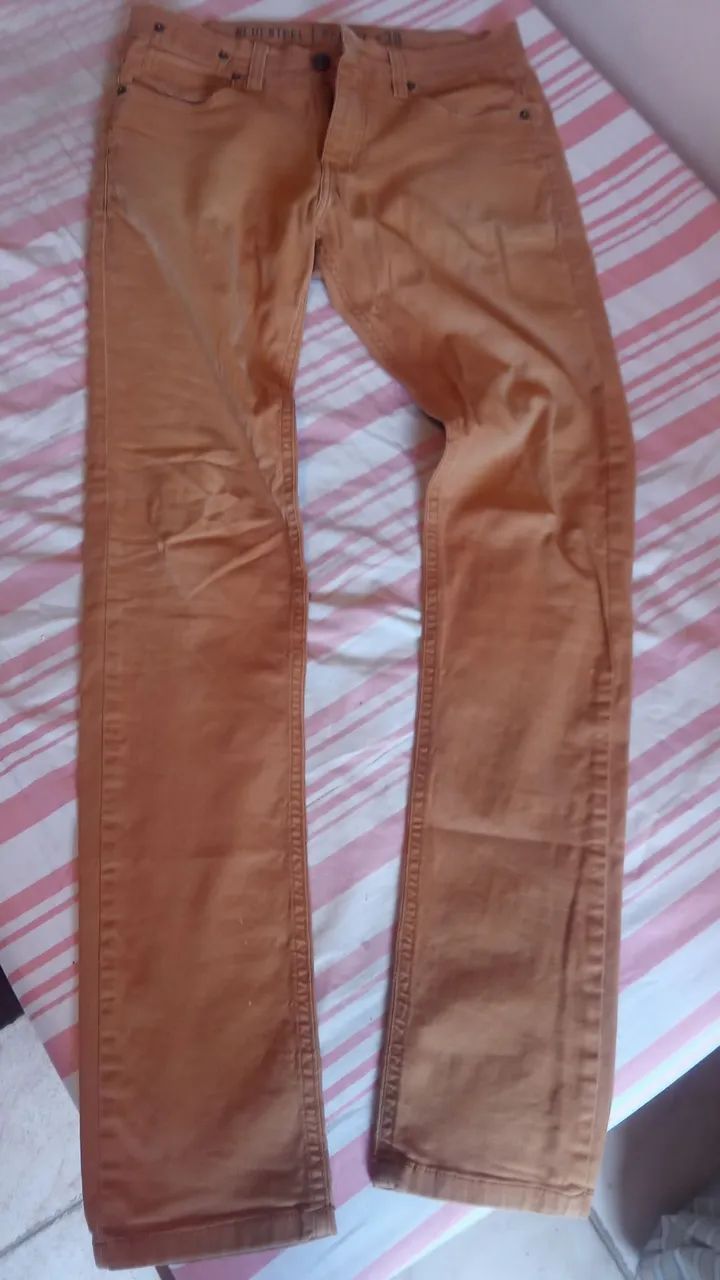 Calça Jeans BLUE Steel - 38 Slim - Foto 4