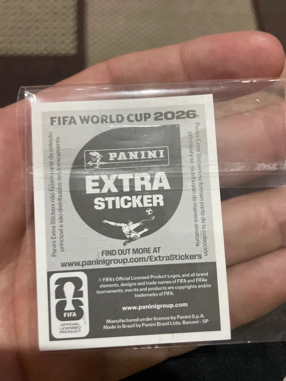 Figurinha Vinicius Júnior Gold Extra Sticker - Foto 2