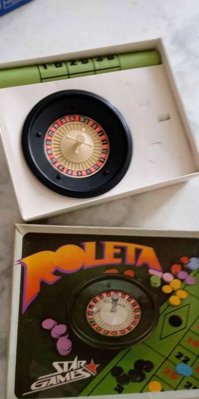Jogo de Tabuleiro - Roleta - Anos 80  - Foto 3