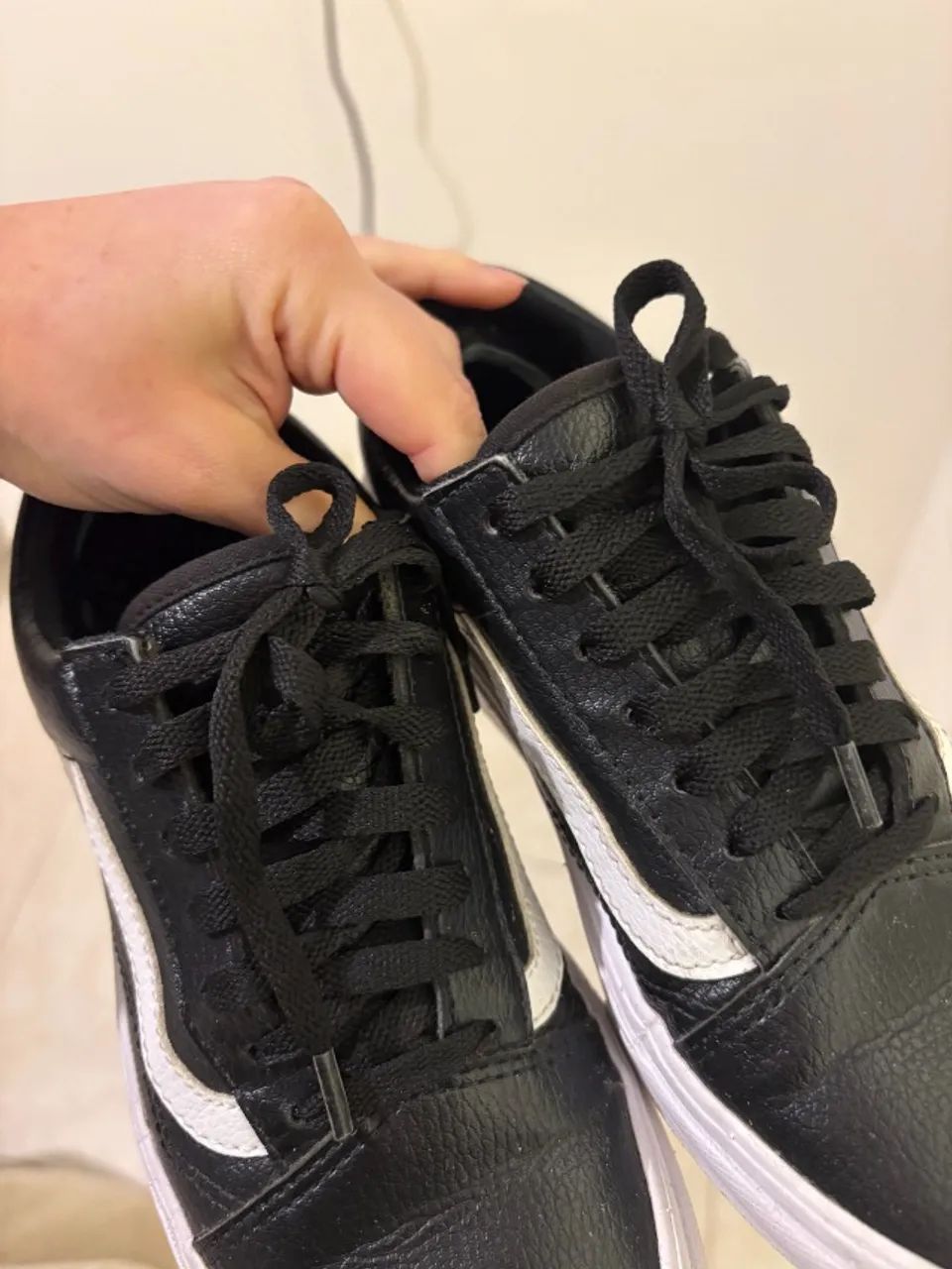 tenis vans couro tamanho 35 - Foto 3