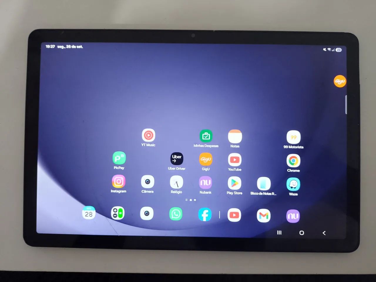 Tablet Samsung A9+ tela 11 polegadas