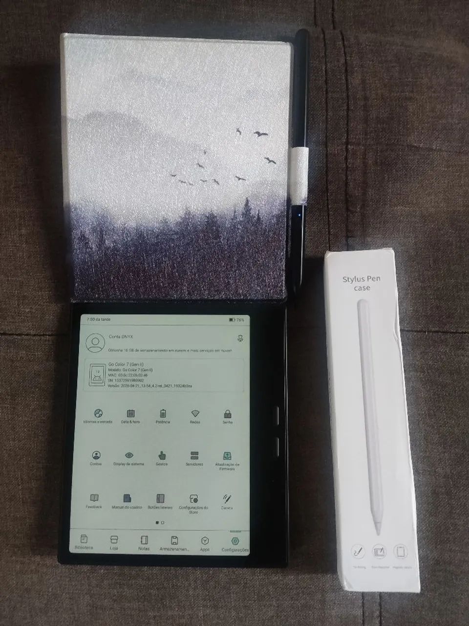 Onyx Boox Go Color 7 Gen 2 Novo com Case e Caneta! - Foto 4