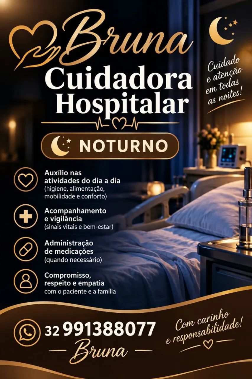 Cuidadora/Acompanhante Hospitalar 