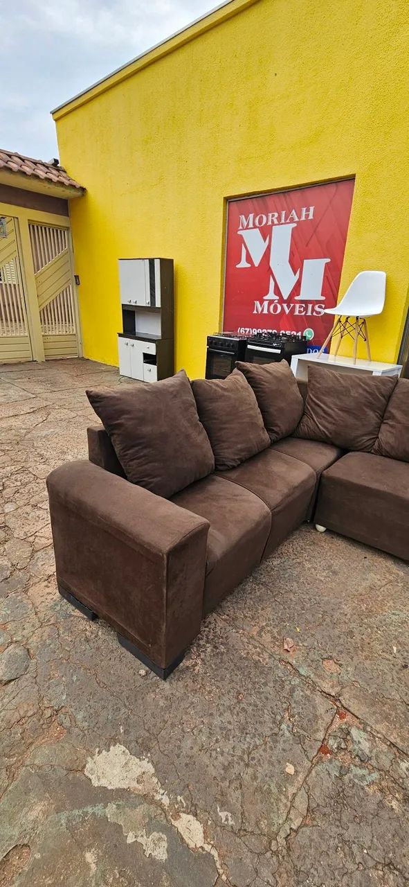 sofa de canto 1.90x1.90 bem conservado ENTREGA GRÁTIS 