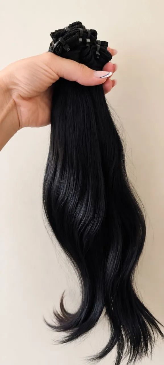 Cabelo humano 45cm