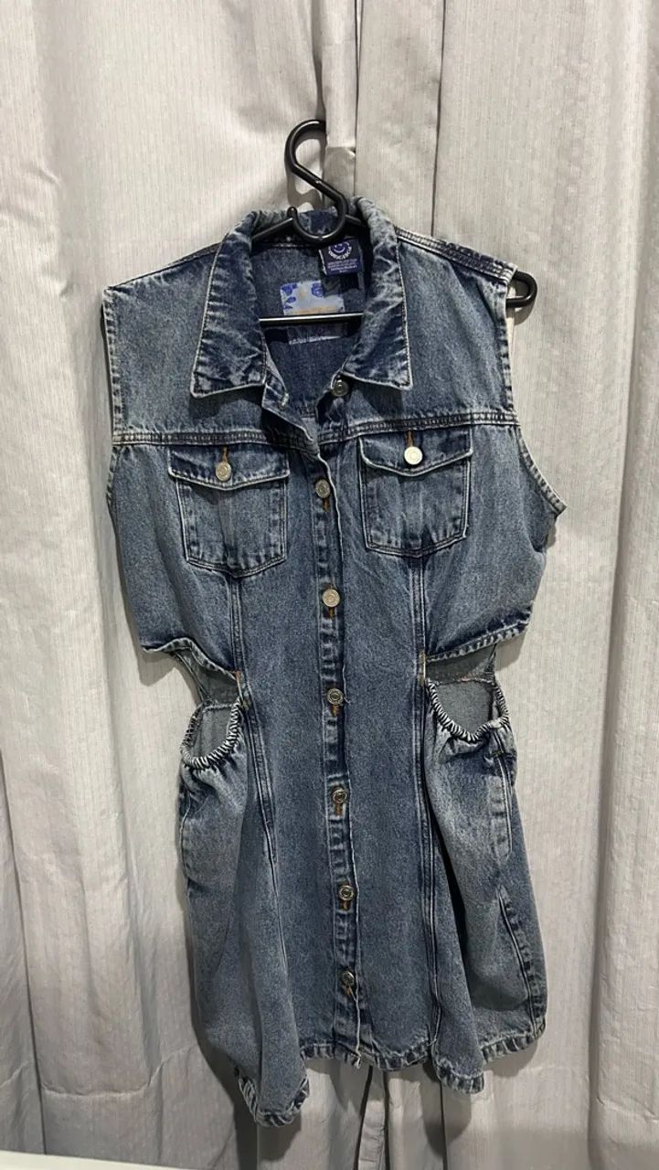 Vestido jeans Consciência  - Foto 2