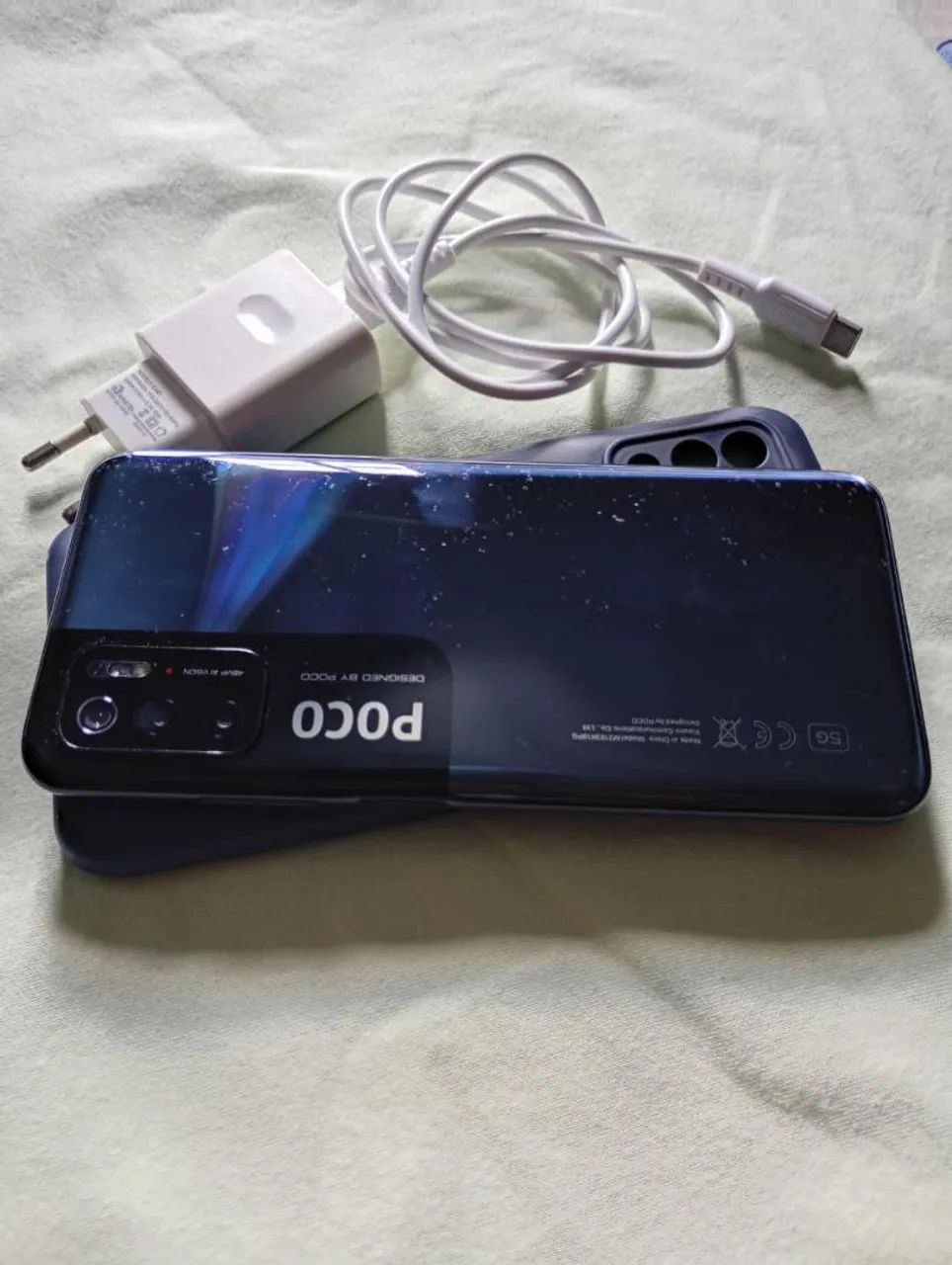 POCO M3 PRO 5G NFC 128gb funcionando perfeitamente tudo. - Foto 2