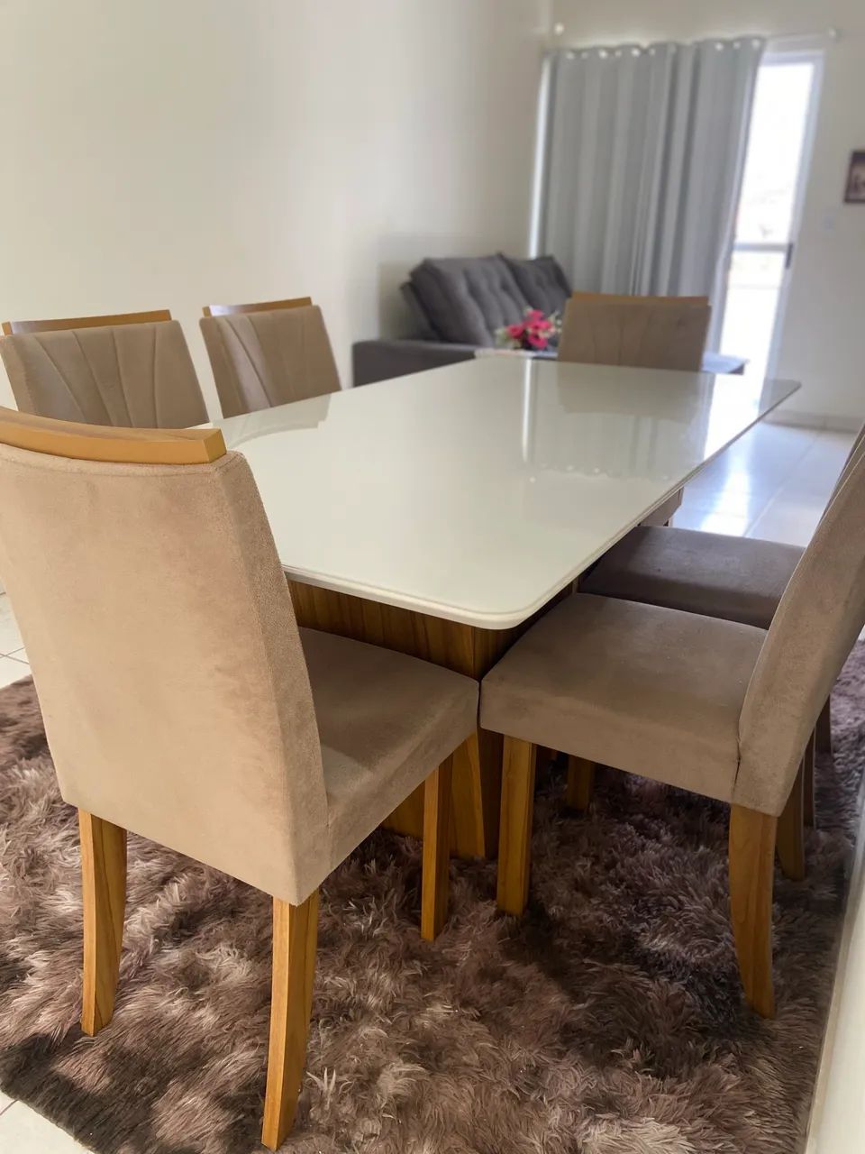 Vende - se mesa de jantar com 6 cadeiras  - Foto 3