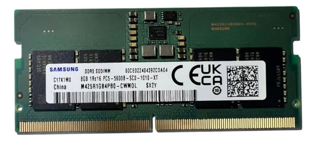 Memória RAM, DDR5, 8GB, 5600MHz, CL 46, Notebook - SAMSUNG OEM