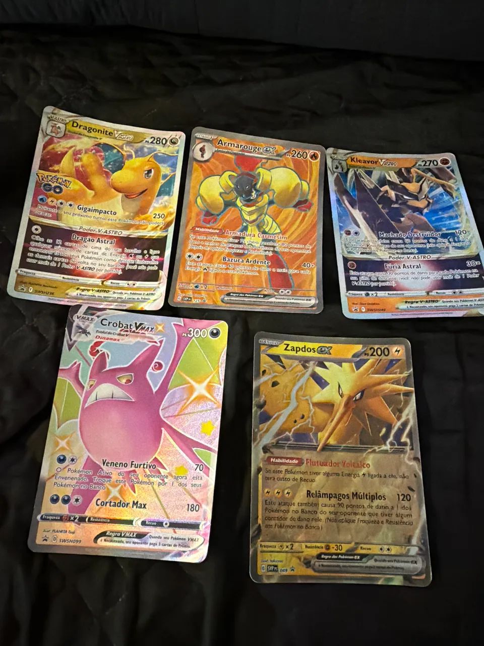 Cartas jumbo Pokémon originais 