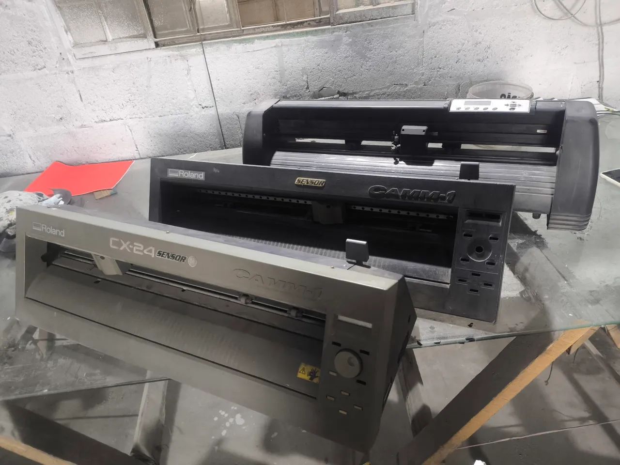 vendo 3 plotter de recorte 2  Roland e 1 cutting plotter de 60cm p Ret de peças ou arrumar