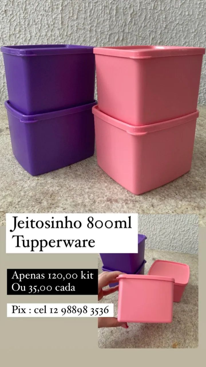 Tupperware itens novos a preço de desapego! - Foto 4