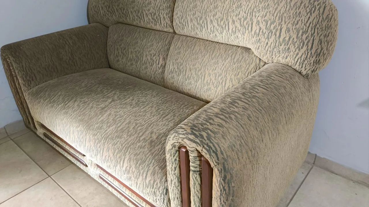Conjunto de Sofás: Sofá de Canto Grande + Sofá 2 Lugares (Ideal para Sala Ampla / Reforma) - Foto 5