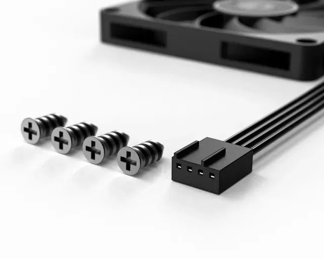 Kit com 5 Coolers ID-COOLING NO-8010 PWM + controladora - Foto 3