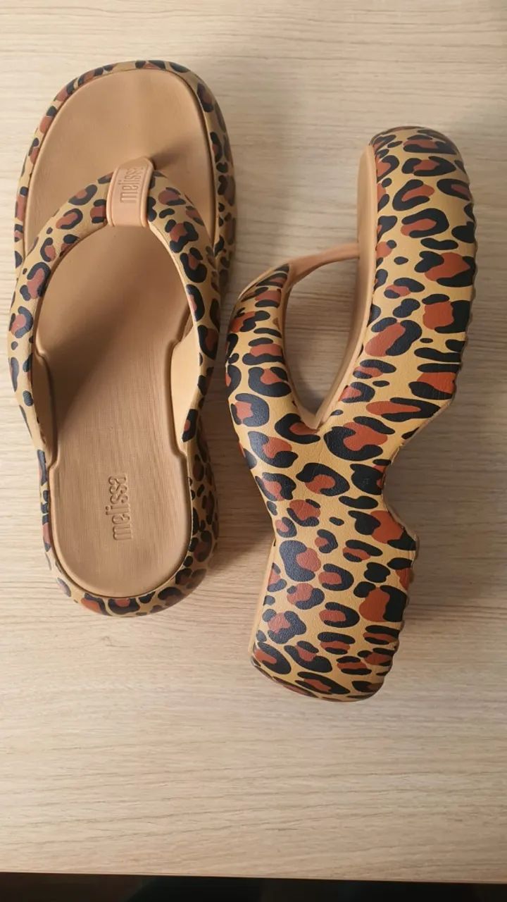 Melissa Free Fuzzy Printed Onça Platform - Foto 2