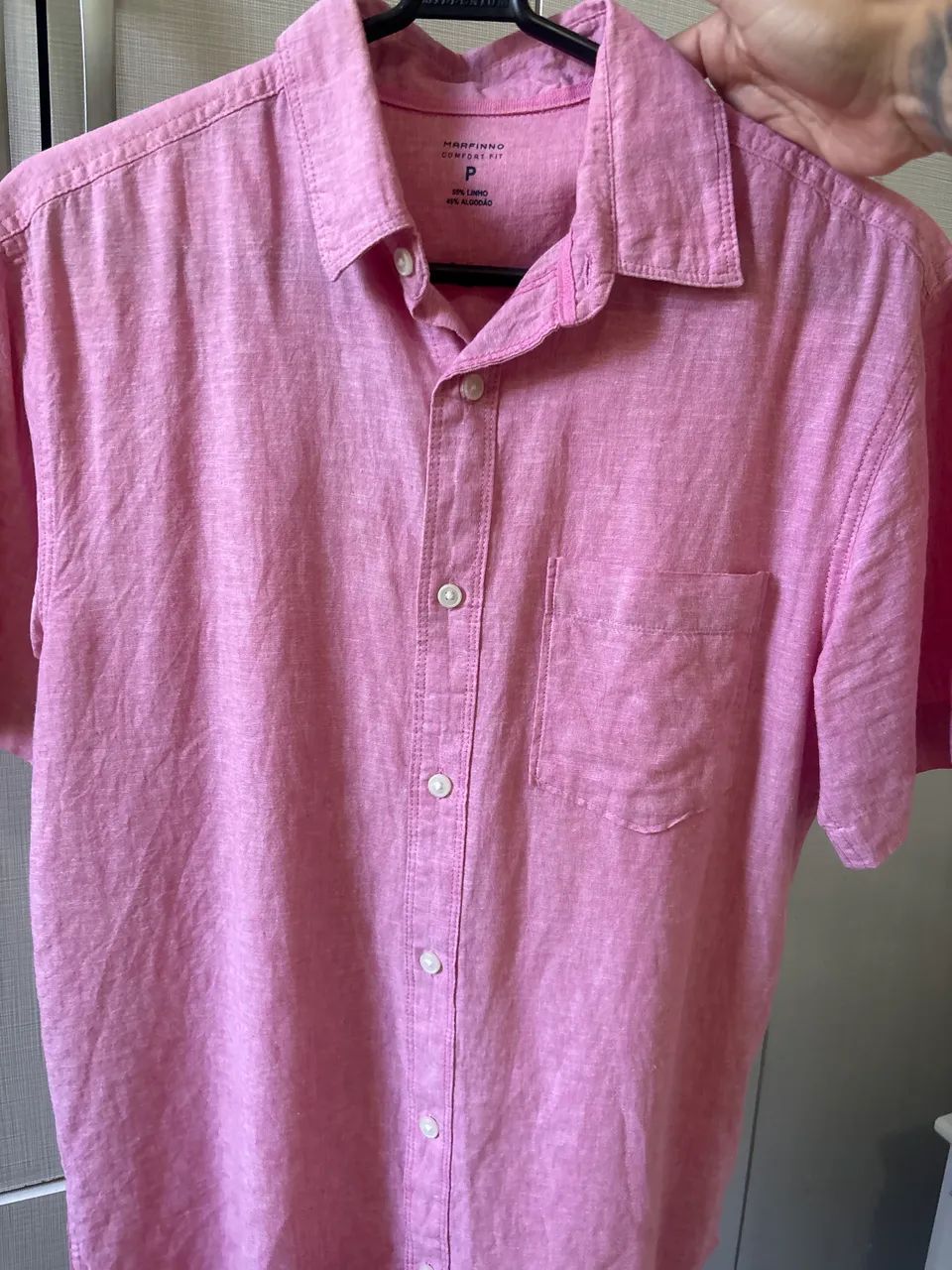 Camisa Rosa Marfinno - Foto 2
