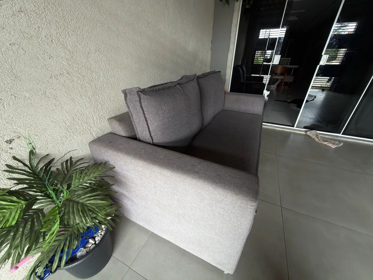 Sofá em linho 1,80m - Foto 4