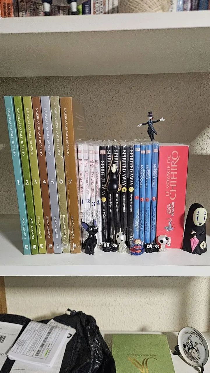 Coleção mangás e artbooks Studio Ghibli