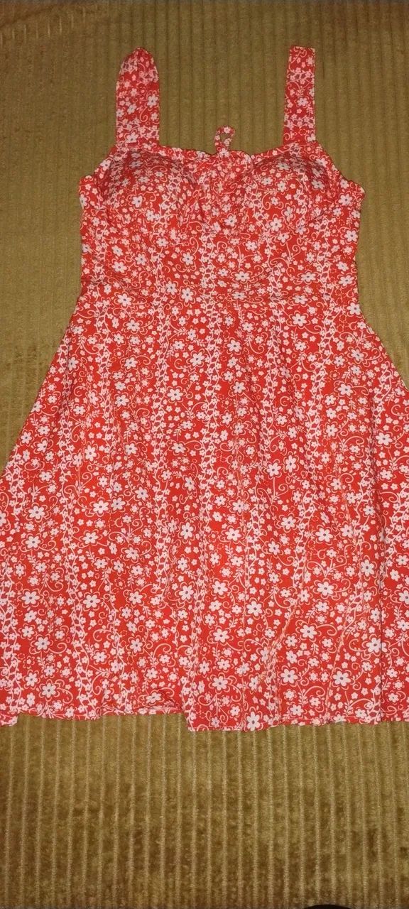Vestido Laranja Neon