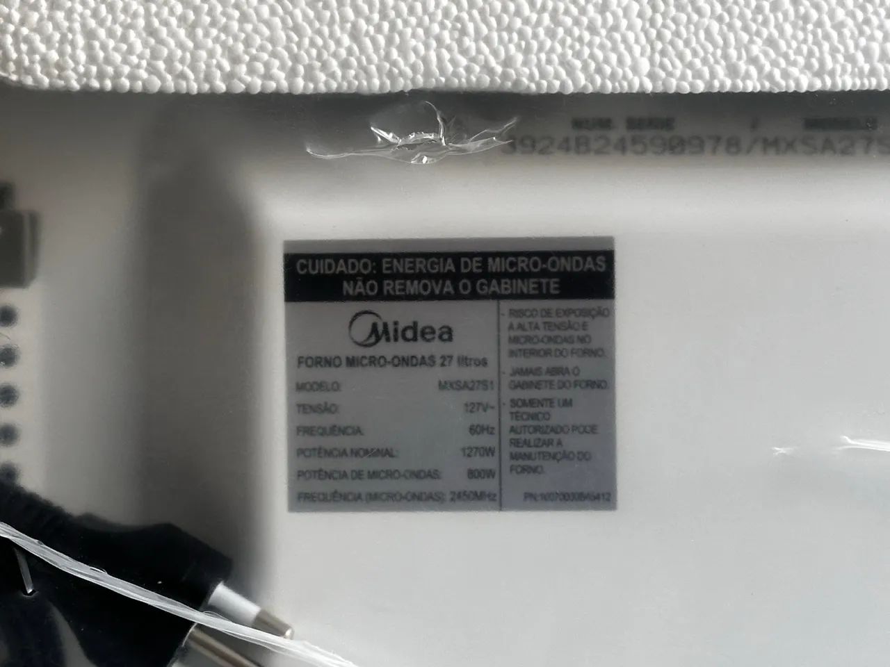 Microondas 27 L Midea (Prata Espelhado)  - Foto 2