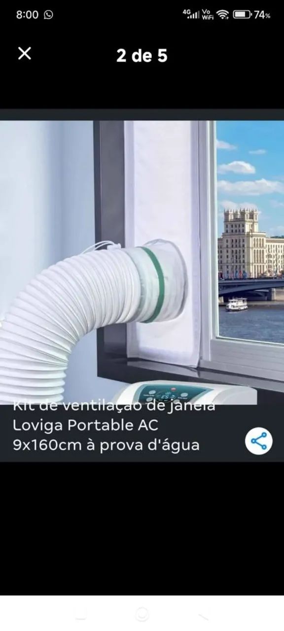 VENDE-SE AR CONDICIONADO DE PÉ COM VENTILAÇÃO  - Foto 3