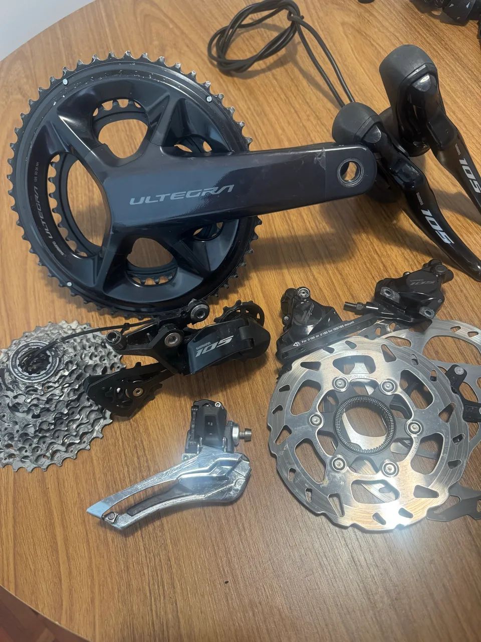 Grupo Shimano 12v 105 (pedivela Ultegra) - Ciclismo - Vila