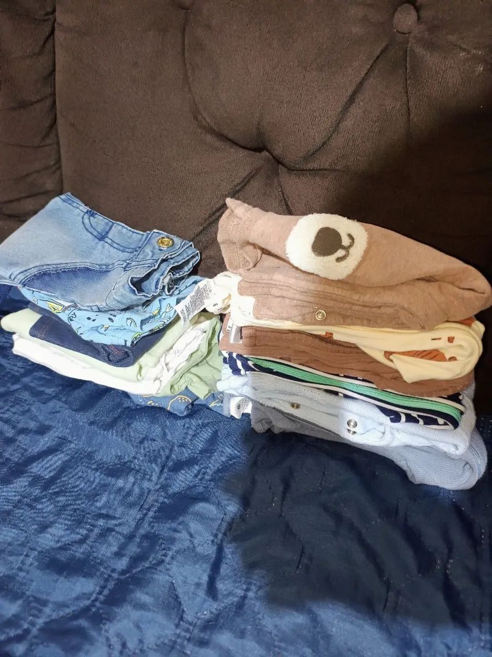 Combo roupas RN menino 