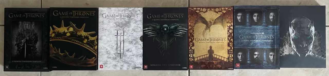 Game of Thrones ? Boxes Originais em DVD | 1ª à 7ª Temporada