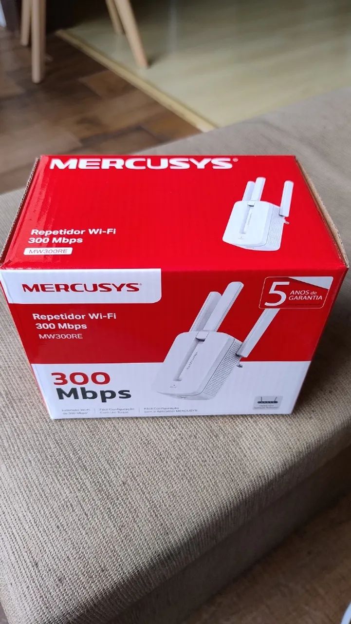 Repetidor Wi-Fi Mercusys 300Mbps MW300RE - Foto 4