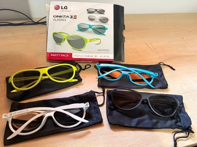 Kit óculos 3D LG Cinema AG-F315 (4 unidades)