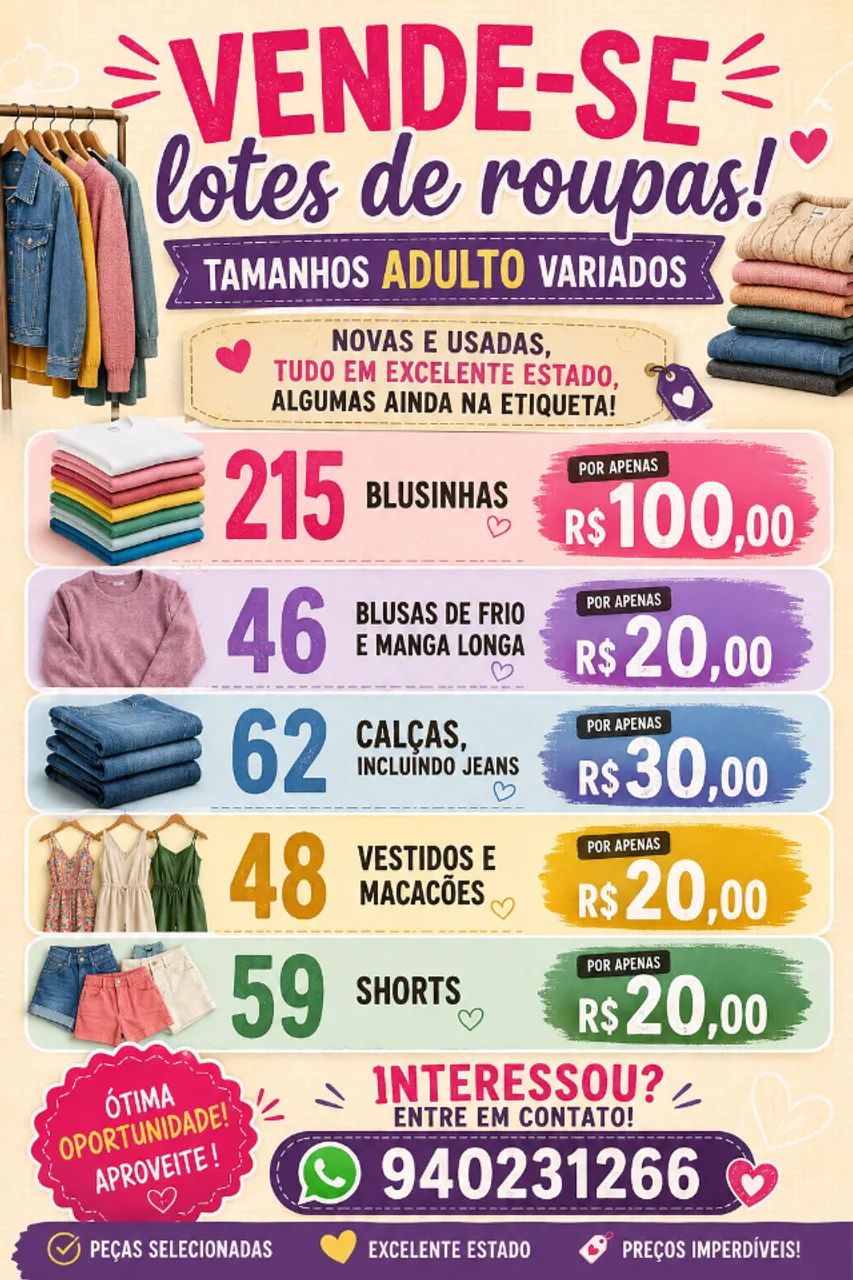 Lote de roupa