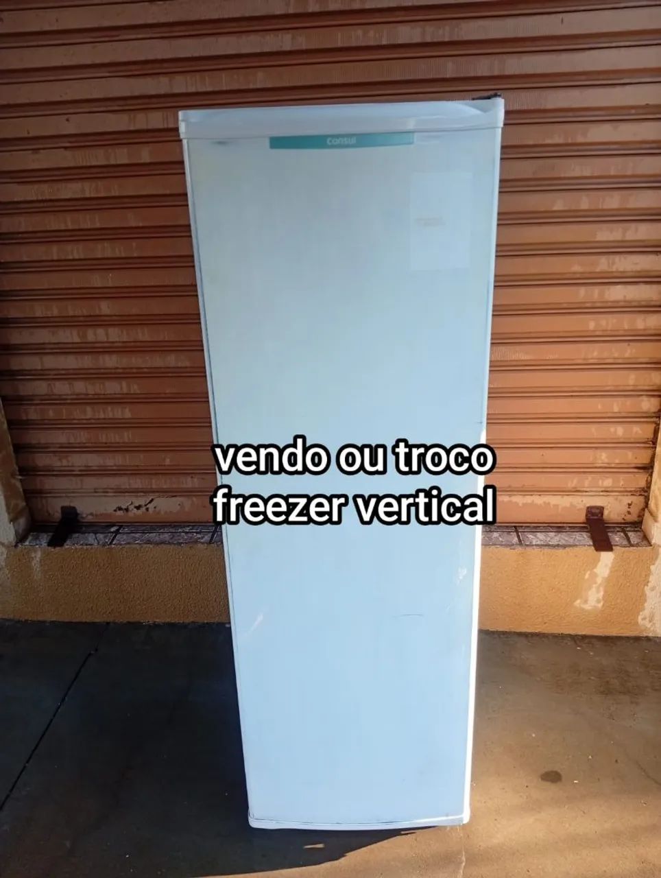 Freezer vertical vendo ou troco 