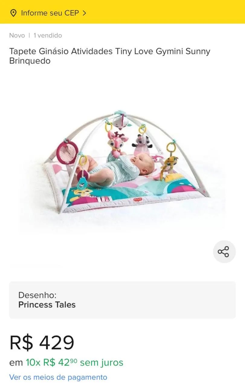 Tapete de atividades Tiny love - Foto 3