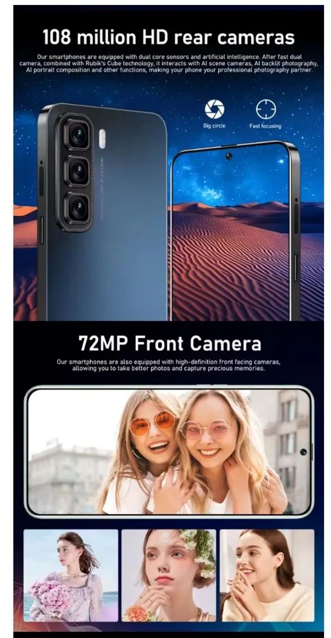 Smartphone Original 50 pro/Sistema Inteligente  - Foto 4