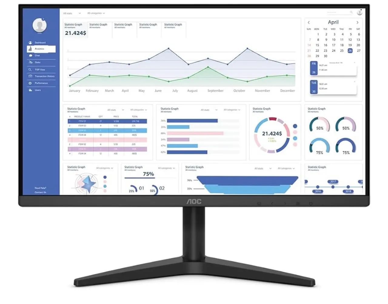 Monitor Gamer Aoc  - Foto 4