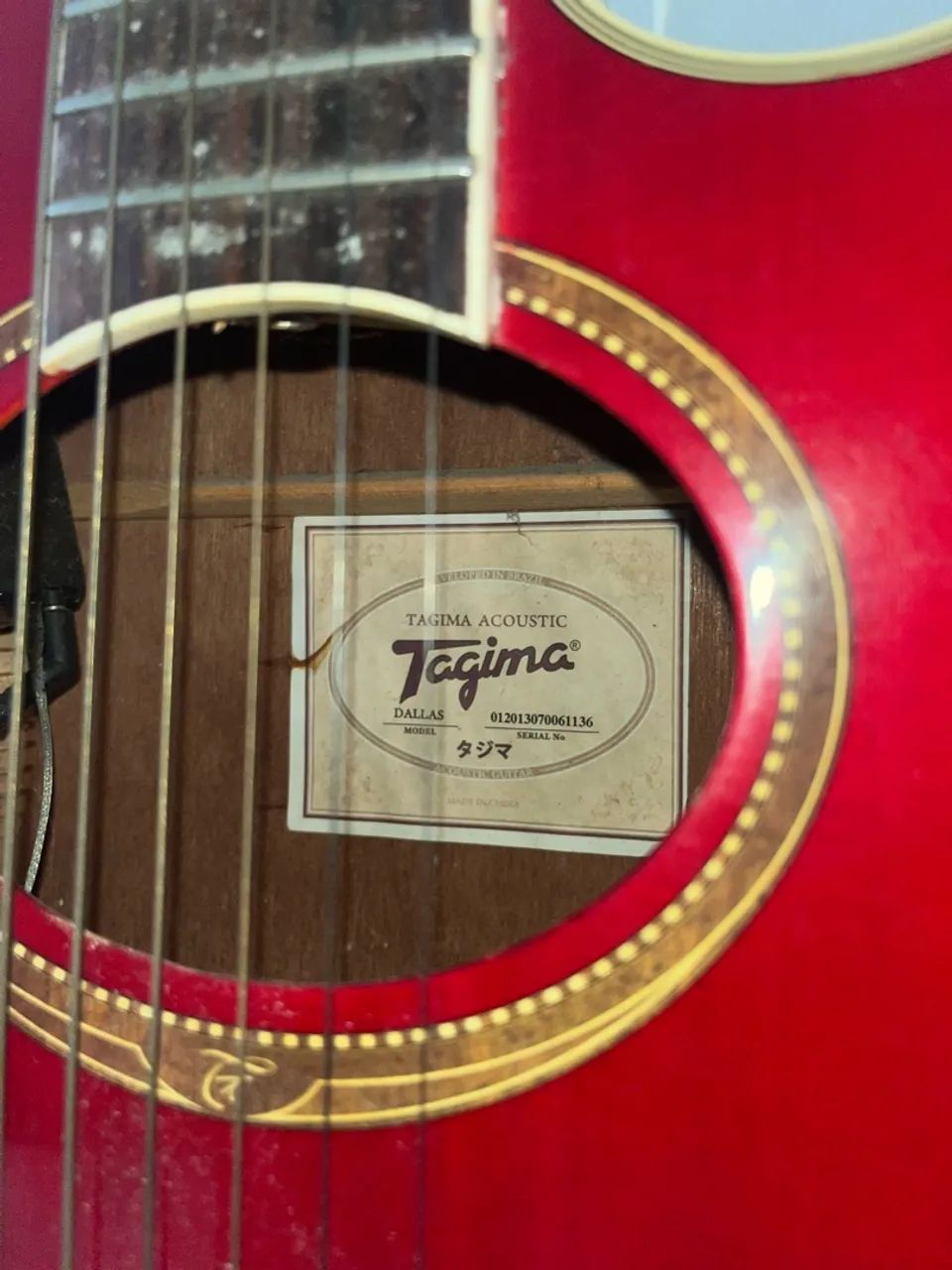 Violão Tagima Vermelho - Foto 3